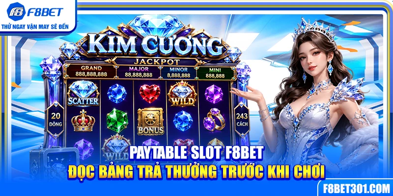 Paytable Slot F8BET – Đọc Bảng Trả Thưởng Trước Khi Chơi