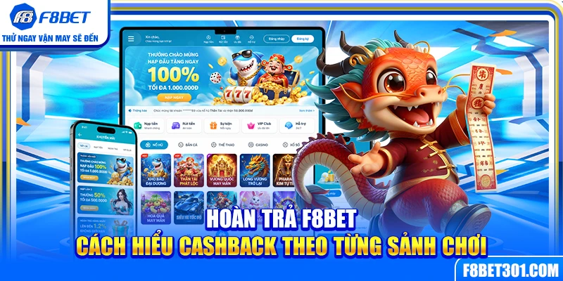 Hoàn Trả F8BET – Cách Hiểu Cashback Theo Từng Sảnh Chơi