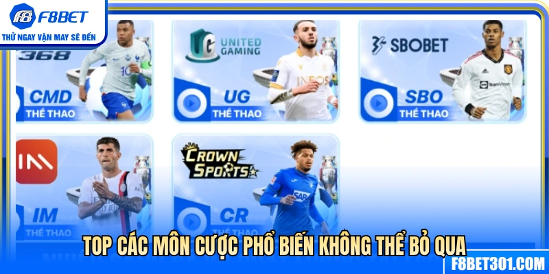 Top môn cược ăn khách nhất không nên bỏ lỡ 