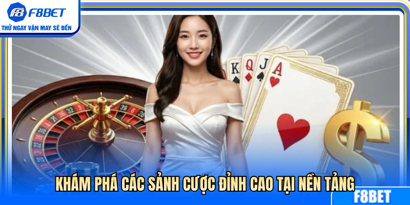 Trải nghiệm những sảnh chơi hấp dẫn trên nền tảng 