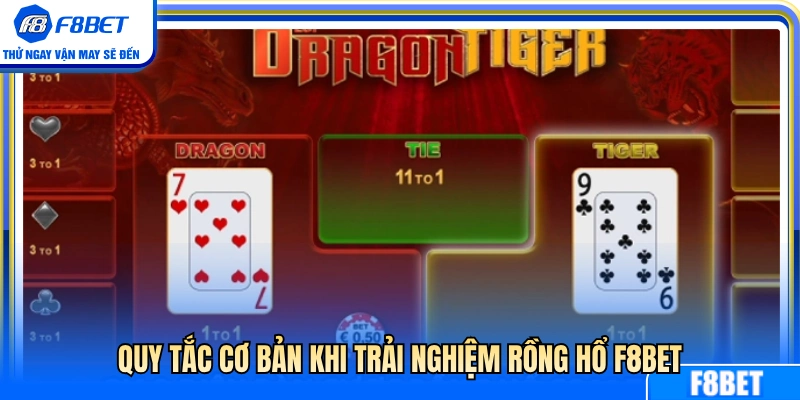 Luật chơi rồng hổ F8BET căn bản dành cho tân thủ 