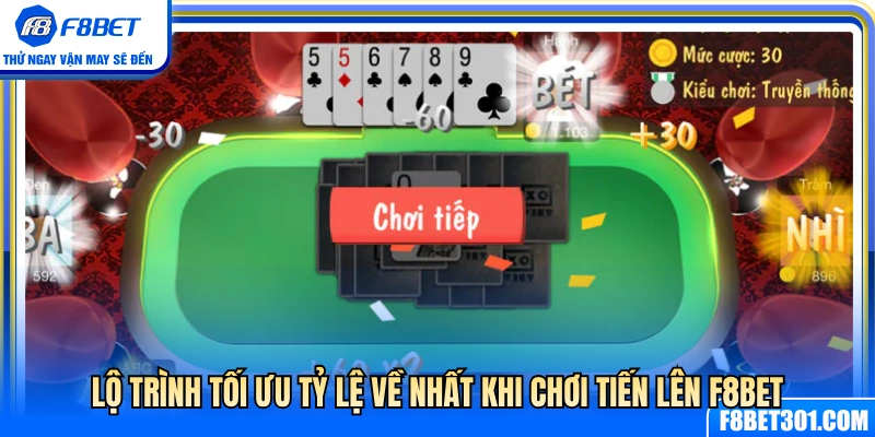 Các bước tối đa khả năng về nhất tại tiến lên F8BET 